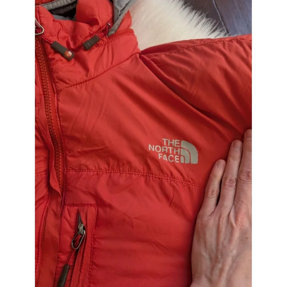 The North Face Red Summit Series 700 Goose Down Hooded Puffer Jacket M Medium
